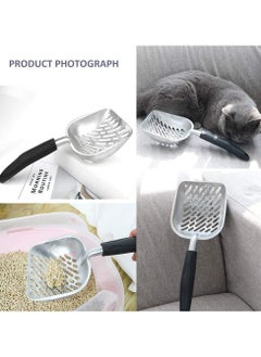 Oasisgalore Cat Litter Scoop with Deep Shovel and Long Handle for Cats Dogs Litter Tray  - Image 2