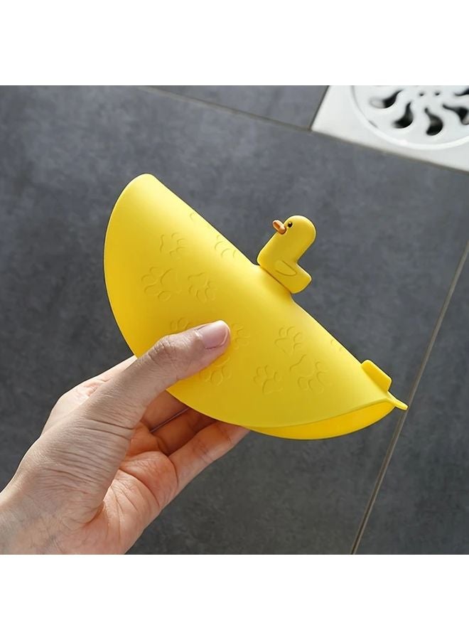 Yellow Duck Plastic Anti Odor Shower Drain Cover Adjustable Leakproof Seal for Bathroom Sink - Image 3