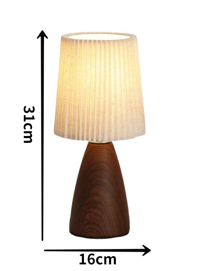 Pleated Table Lamp Ins DIY Ceramic Table Lamps for Living Room Home Deco Cute Lamp with Led Bulb Beside Lamp  - Image 5