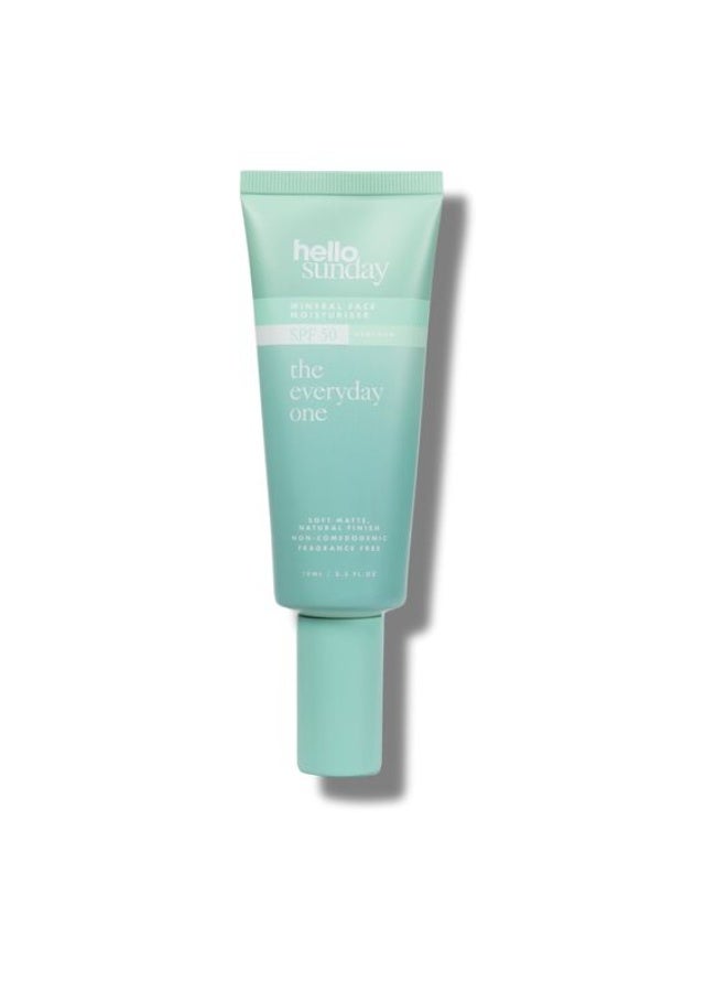 Hello Sunday The Everyday One – SPF50 Mineral Face Moisturiser 70ml - Image 1