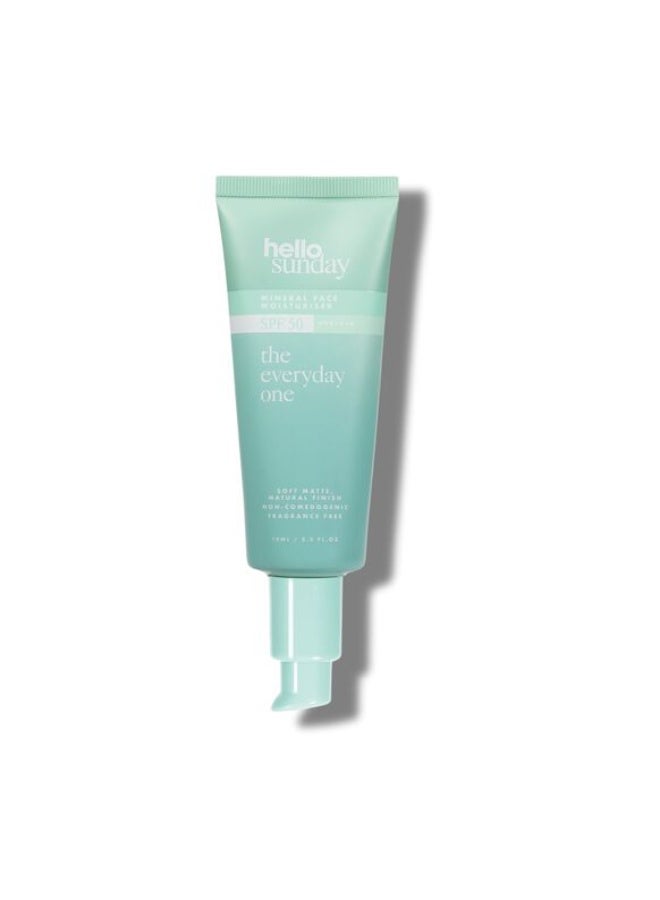 Hello Sunday The Everyday One – SPF50 Mineral Face Moisturiser 70ml - Image 2