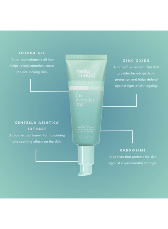Hello Sunday The Everyday One – SPF50 Mineral Face Moisturiser 70ml - Image 3