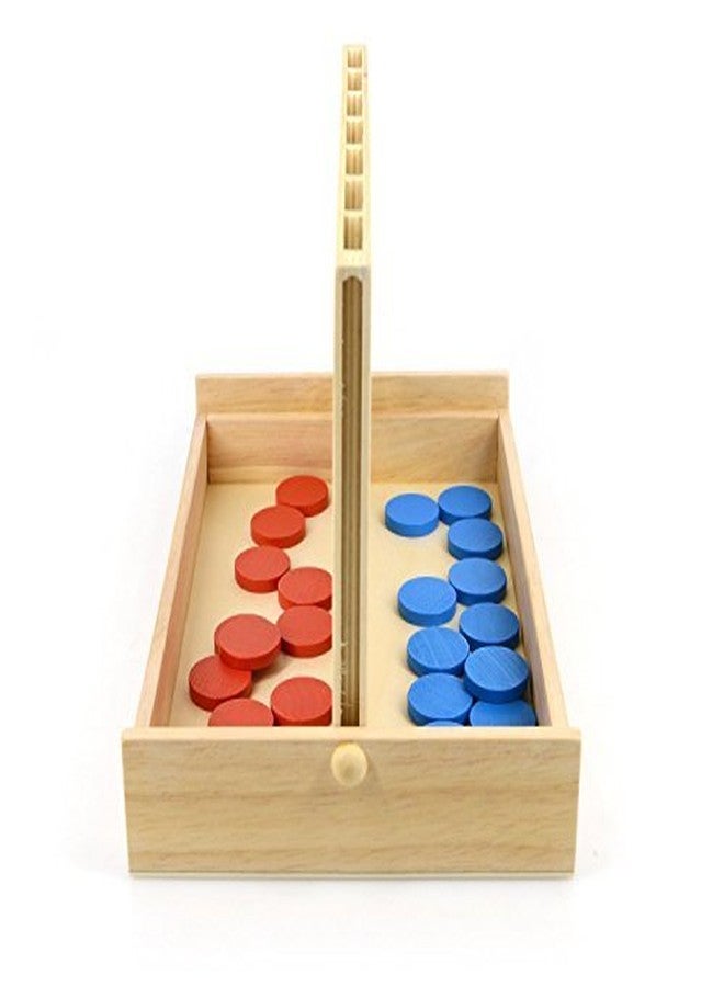 SHUYUE 4 in a Row Wooden Board Game Foldable Line Up 4 Classic Family Toy Educational Toy For Kids and Family - Image 5