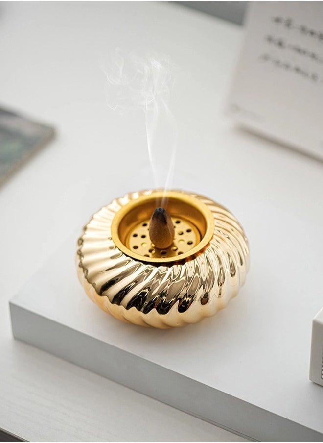 ShebSheb - Ceramic Mabkhara(Incense Burner),Luxurious Portable Mini Bukhoor Incense Holders - Image 1
