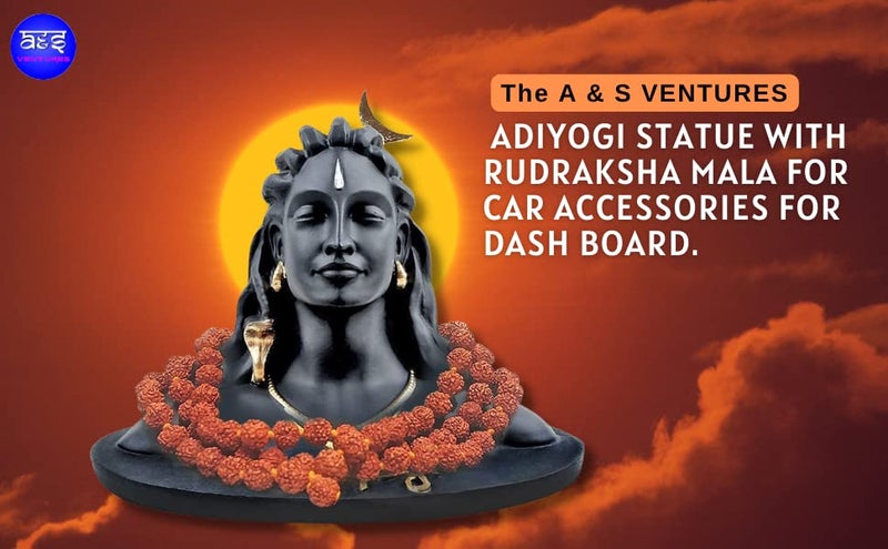 A & S VENTURES A&S Ventures Adiyogi Statue for Car Accessories for Dash Board, Pooja & Gift,Decore Items for Home & Office, Made in India (Adiyogi) - Image 4