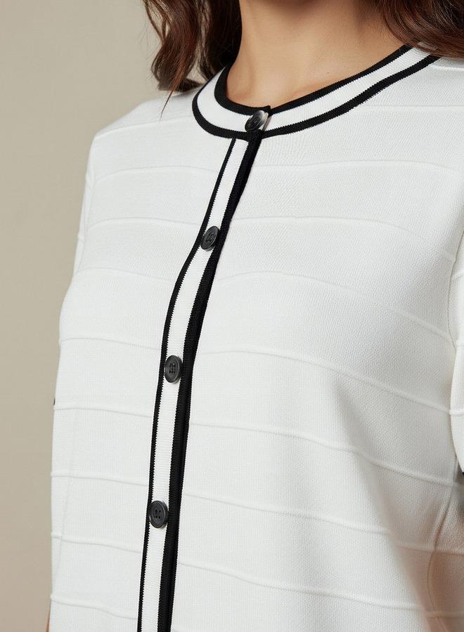 2Xtremz Regular Fit Top with Contrast Piping - Image 4
