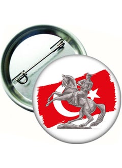 Hediye Panayırı Gift Fair 20 Respect to Ancestors Ataturk Badges (Size: 44 Mm) 