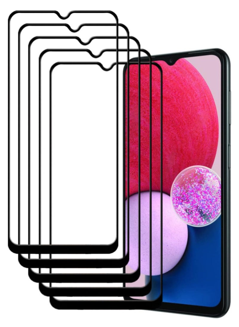 ACLIX 5 Pieces Antistatic ESD Dustproof Premium Quality High Definition Tempered Glass Screen Protector Designed For Samsung Galaxy A13 - Image 1