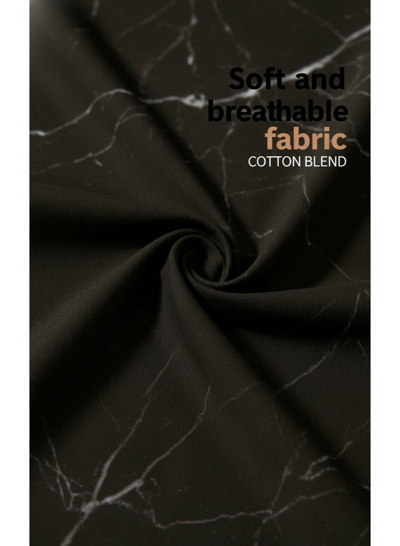 Mark Fairwhale New Minimalist V-Neck Short Sleeved Ankle Binding Men's Medical Hand Wash Suit Set - Image 4