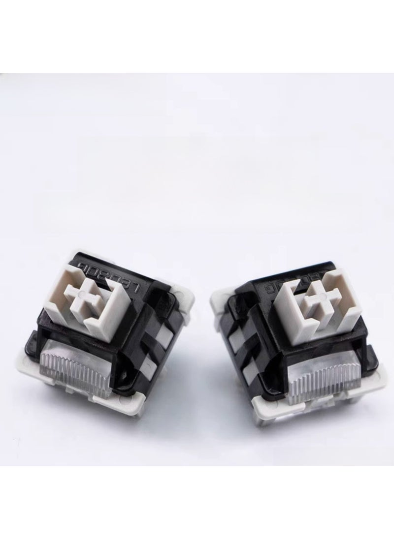 LEOBOG V4 Ice Purple Night Mechanical Keyboard Ash wood V4 (light guide column installed)