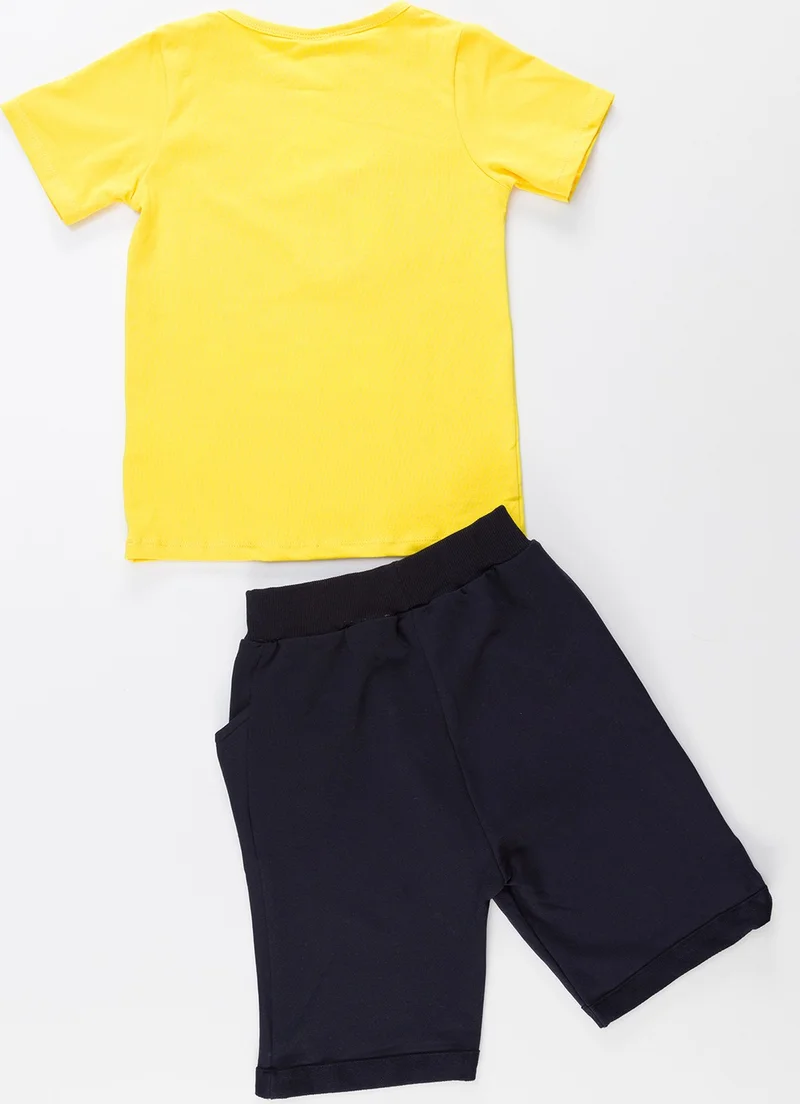 Denokids Lake Monster Boy T-shirt Shorts Set