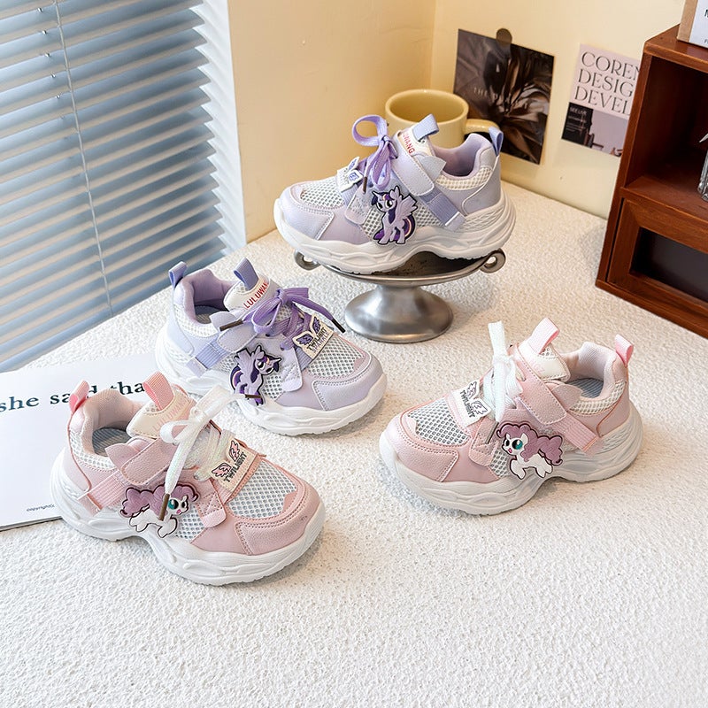 Mesh Sneakers Lightweight Flexible Sole Walking Shoes For Kids Indoor And Outdoor Activities - Image 4