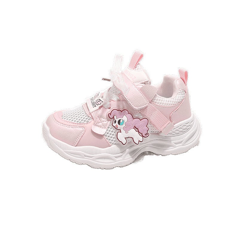 Mesh Sneakers Lightweight Flexible Sole Walking Shoes For Kids Indoor And Outdoor Activities - Image 3