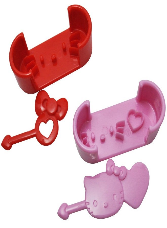 Skater Hello Kitty Sausage Cutter Mold with Pick, Set of 2 - Image 2