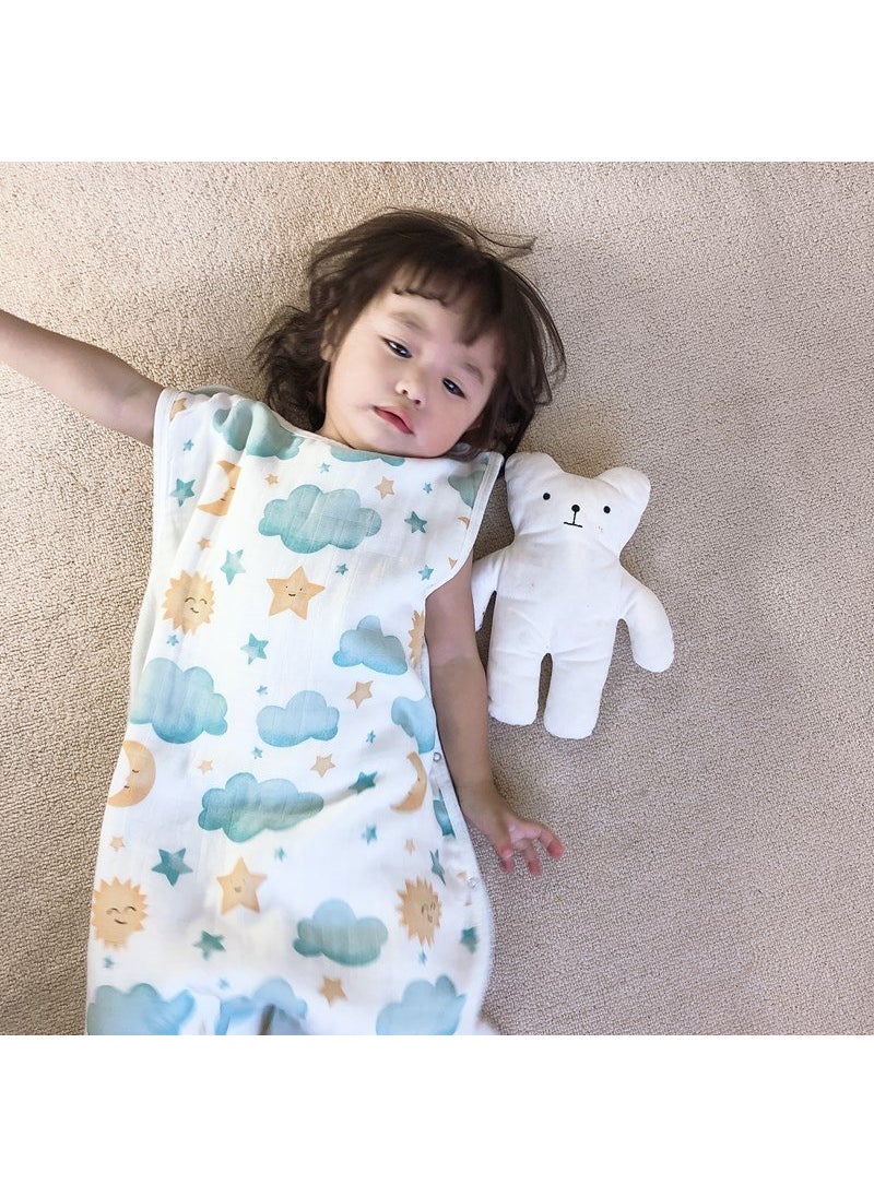 Generic - Baby Bamboo Cotton Sleepsack VestDouble-layer vest clouds Double-layer vest clouds - Image 1