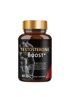 BIYODE BIYODE Testosterone Booster & Energy Supplement for Men – Boosts Energy, Stamina, Vitality & Performance – 60 Capsules  - Image 1