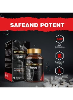 BIYODE BIYODE Testosterone Booster & Energy Supplement for Men – Boosts Energy, Stamina, Vitality & Performance – 60 Capsules  - Image 4