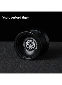 YTP Boy Toy Yo-yo A1 Color Yo-yo CNC Alloy Yoyoyo Ball-Color:Tyrannosaurus Black-Specifications:Yo-Yo + Gloves +10 Rope + Spare Bearing