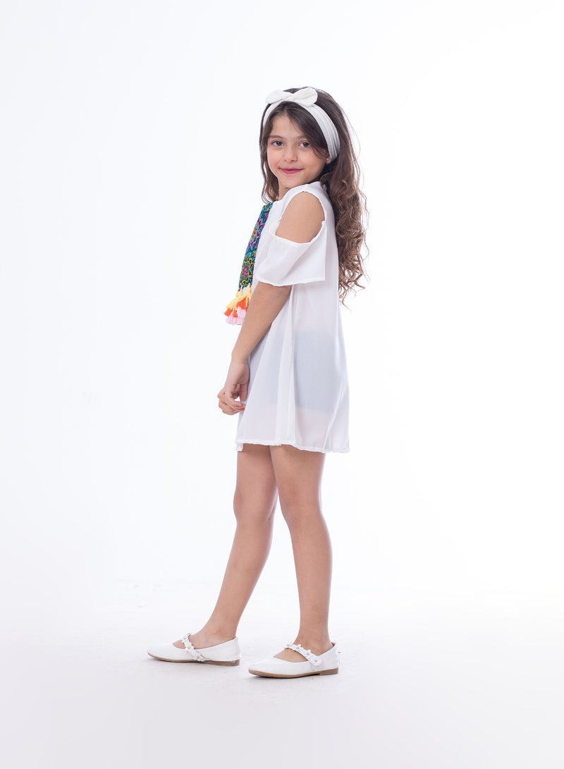 BEBO Girls Dress White - Image 2