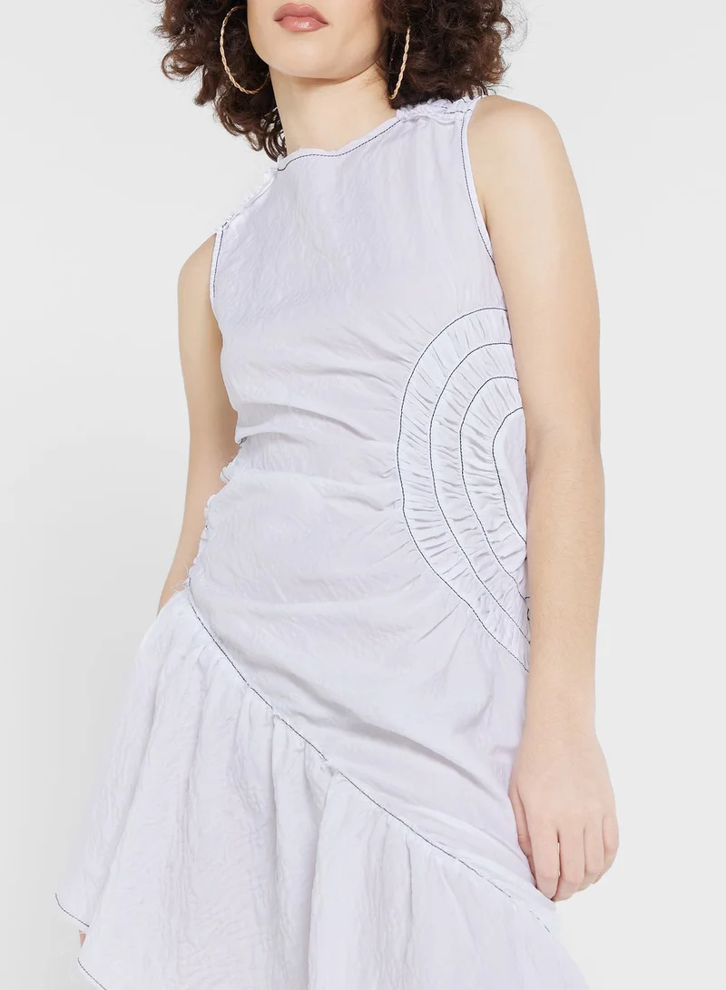 TOPSHOP Asymmetric Sleeveless Dress