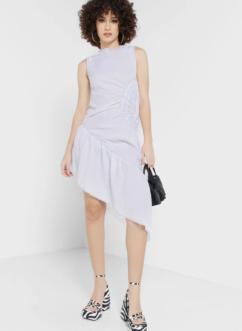 TOPSHOP Asymmetric Sleeveless Dress