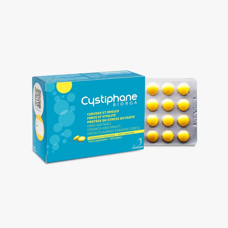 Biorga Cystiphane Hair and Nails Supplement - 120 Tablets - Image 1
