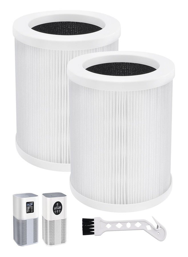 Motroce 2Pcs A1 Replacement Filter Compatible with VEWIOR Air Purifier HQSC-50, HQKJ-80, A1W, AMEIFU AP01W, KOIOS HQKJ-50 Air Purifier, 3-in-1 H13 True HEPA Air Cleaner Filter - Image 1