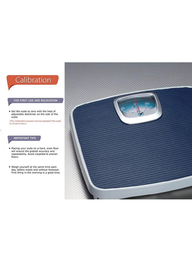 GVC Deluxe Personal Weighing Scale Analog Mechanical - Image 2