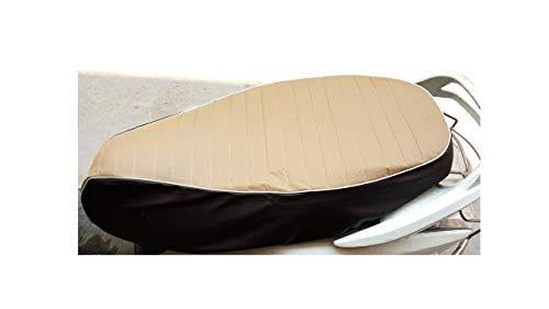 Guance? Scooty Seat Cover with Heavy Cushion Beige for Vespa Elegante 150 - Image 5