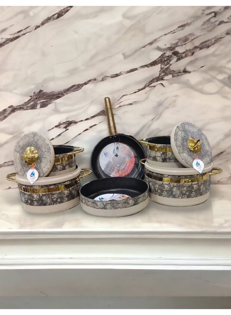 FAST Granite turkey beige cookware 10 piece - Image 1