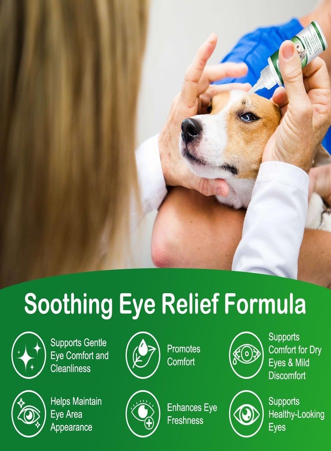 VOSIFSDIY Eye Drops for Dogs, Cats and Dogs Eye Drops, Dog Eye Infection Treatment Relieve Eyes Itching & Irritation, Pink Eye & Allergies Symptoms Safe & Gentle Formula - Image 3