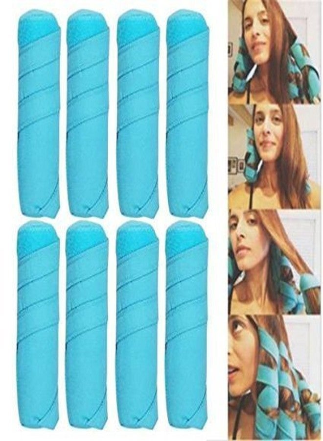 BLAPOXE The Heat-free Nighttime Sleeper Styler Hair Curlers for Long; Thick or Curly Hair (6 Rollers); 8 Pieces" - Image 1