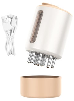 Head Massager for Hair Growth, Portable Head Massager Electric, Scalp Oil Applicator with 15ml Oil Tank Scalp Massager, High Vibration Hair Oil Applicator Brush for Hair Growth, for Head Relax