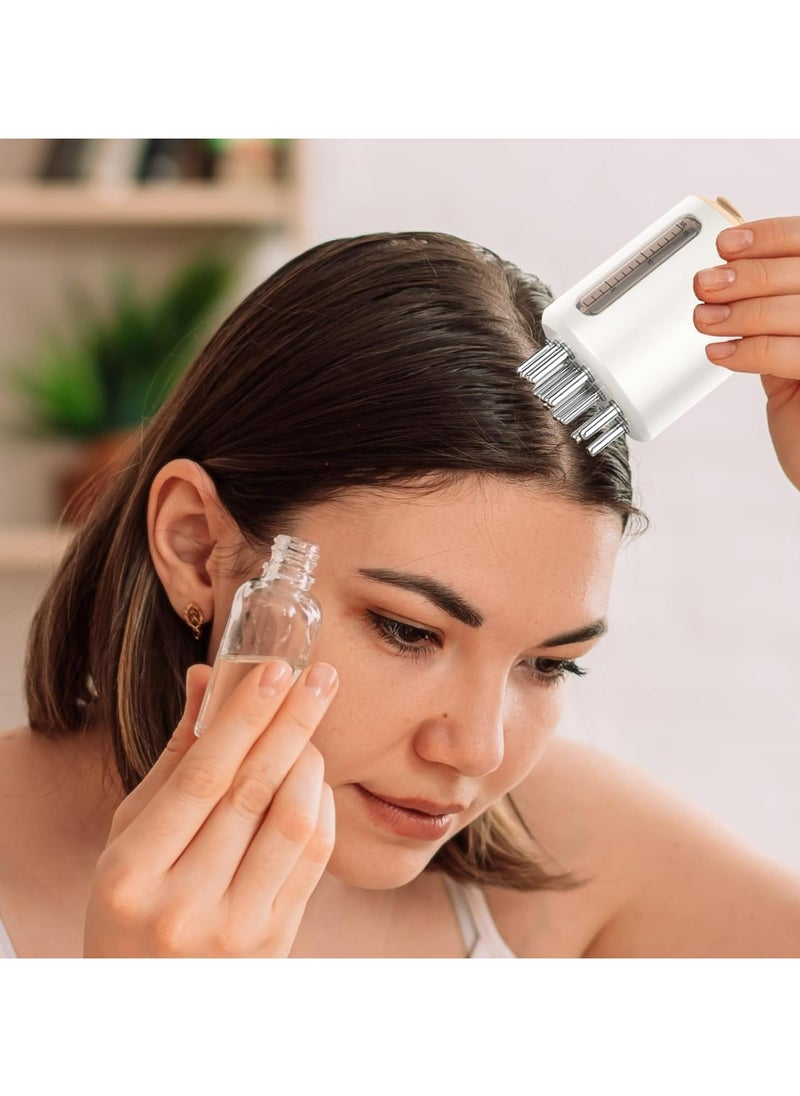 Generic - Head Massager for Hair Growth, Portable Head Massager Electric, Scalp Oil Applicator with 15ml Oil Tank Scalp Massager, High Vibration Hair Oil Applicator Brush for Hair Growth, for Head Relax - Image 1