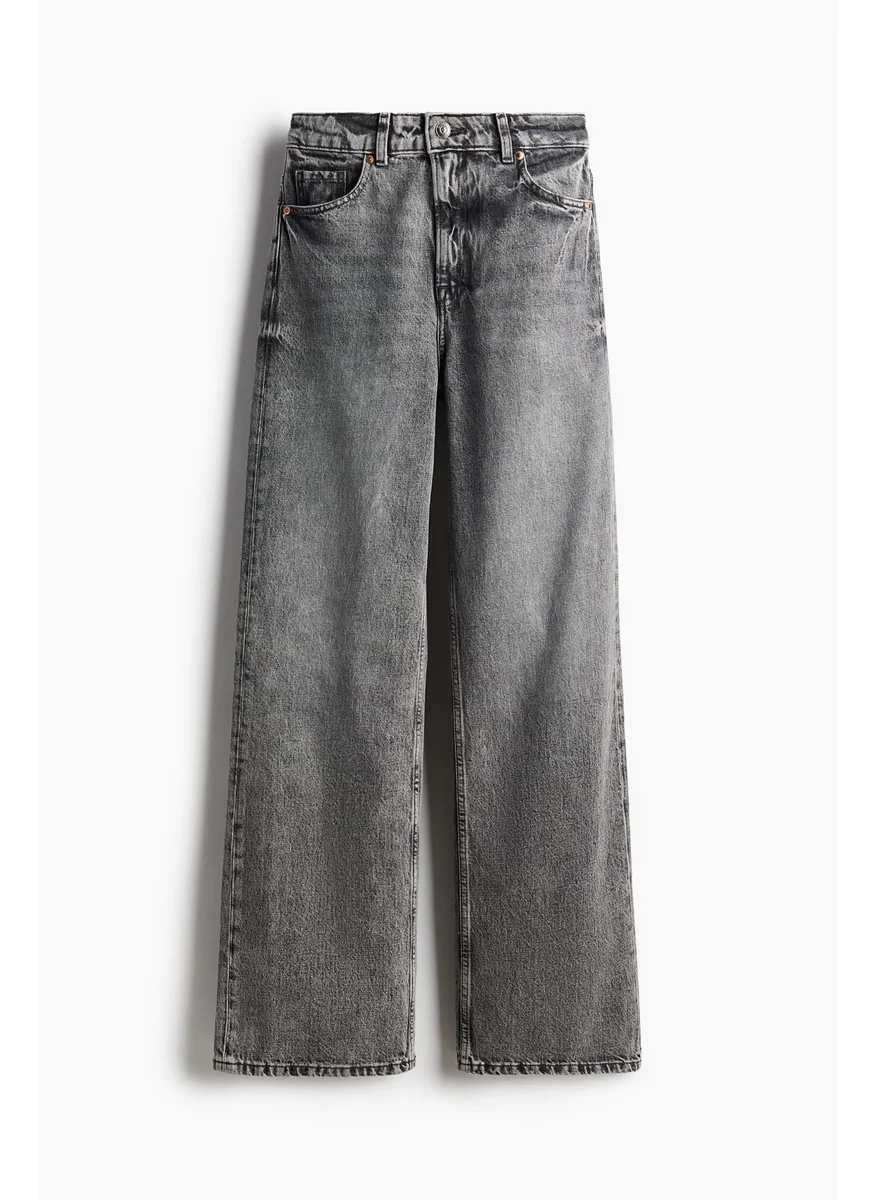 H&M Wide High Jeans