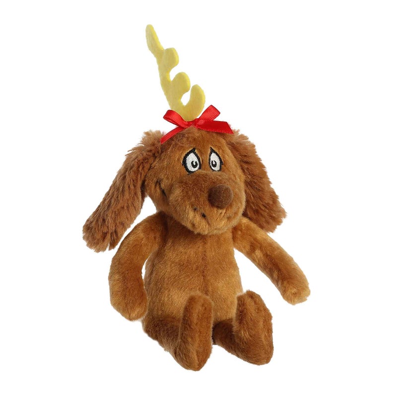 AuroraÂ® Whimsical Dr. Seussâ„¢ Max Stuffed Animal - Officially Licensed Plush for Imaginative Play - Perfect for Kids and Adults - Brown 8 Inches - Image 3