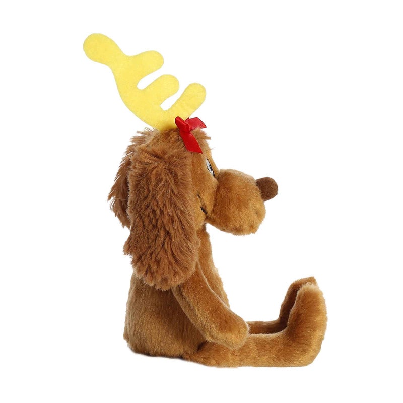 AuroraÂ® Whimsical Dr. Seussâ„¢ Max Stuffed Animal - Officially Licensed Plush for Imaginative Play - Perfect for Kids and Adults - Brown 8 Inches - Image 4