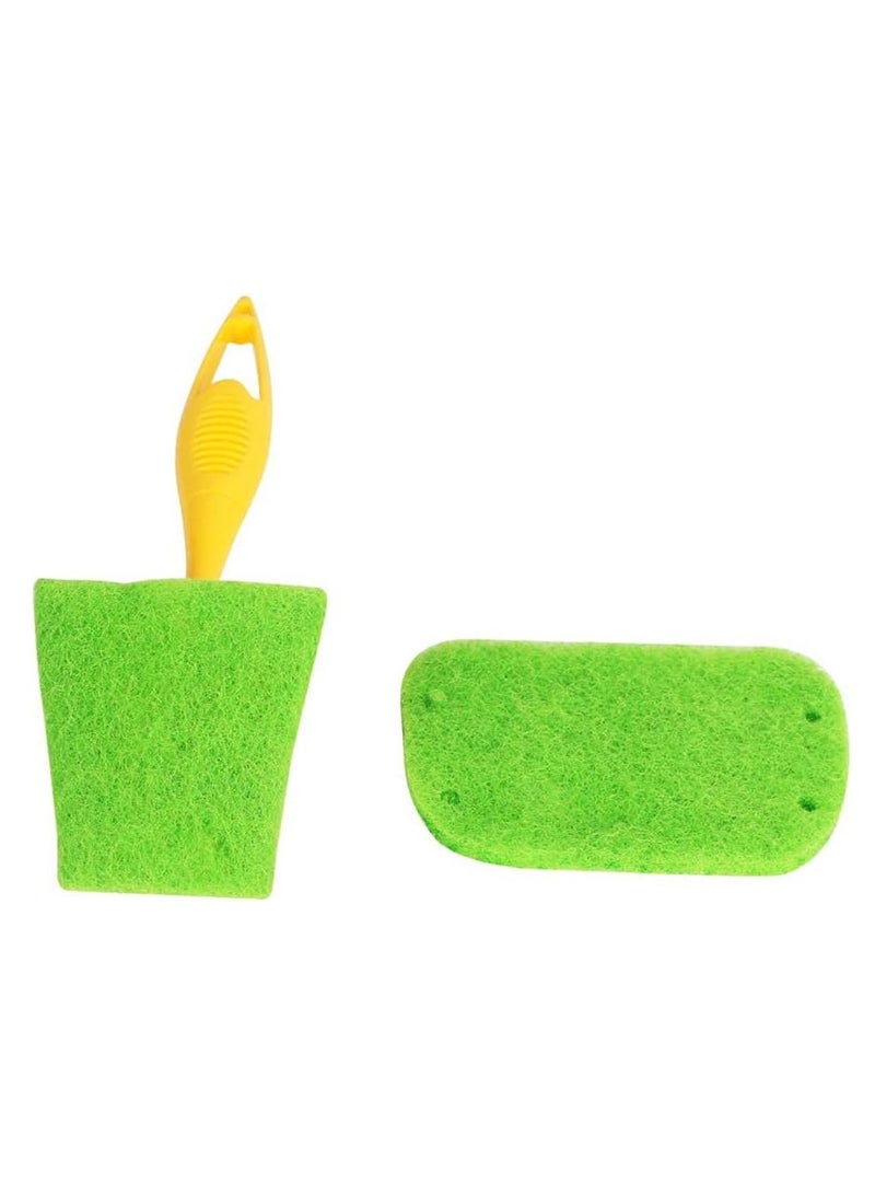 كلاسي تاتش مغسلة حوض بمقبض أصفر/أخضر 25x8x5 سم - Image 3