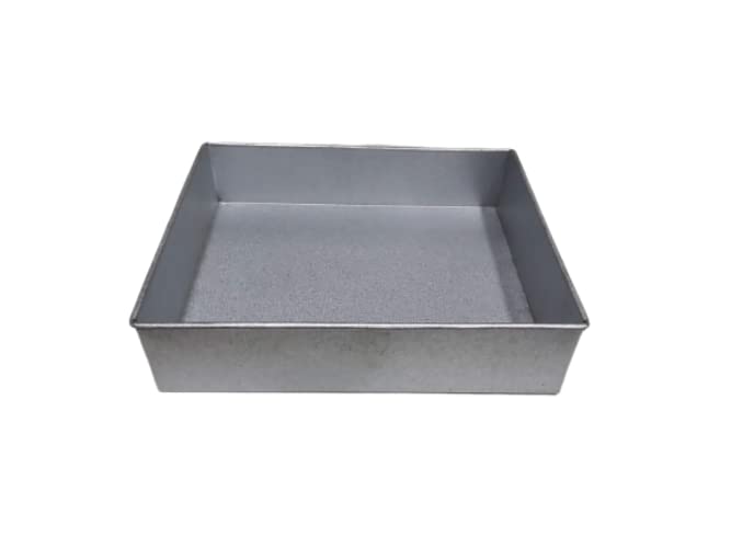 BAKERS PARDISE Bread Mould Aluminium Coated for Baking Cake,Brownie | Non Stick Bread Rectangle Shape & Loaf Tin for Making Sandwich | Loaf Pan Bread Silver Baking Tray-Pack of 1 (Size- 12x 10x 2.5) - Image 2