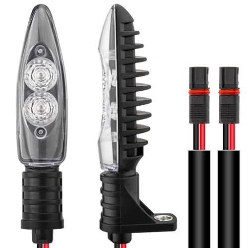 KICRY Motorcycle LED Turn Signal Light Front Blinkers Indicators Compatible with BMW F650GS F700GS F800G F800R F800S F800ST HP2 Sport K1200R K1300R R1200GS R1200R (C-Clear Lens) - Image 1