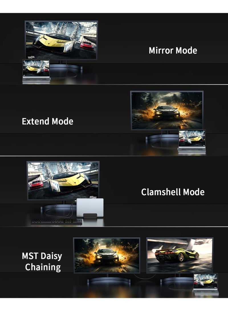 USB C to DisplayPort 1.4 Cable 2m[HDR, 8K@60Hz, 4K@144Hz, 2K@240Hz] - Image 4