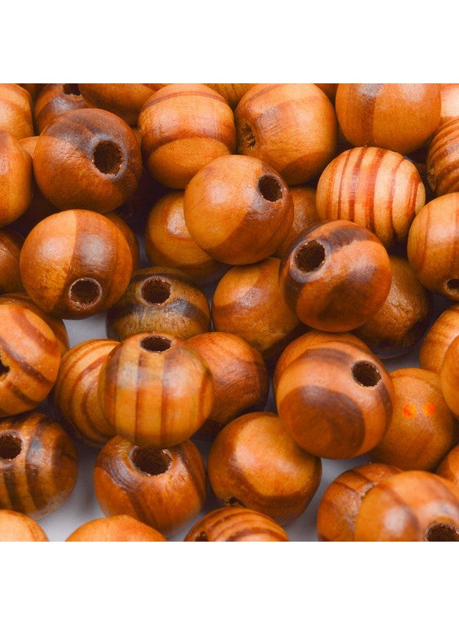 BronaGrand 200pcs 10mm Wood Round Bead Natural Wood Spacer Beads Wooden Beads for Jewelry Making DIY - Image 5