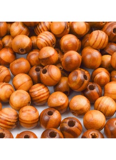 BronaGrand BronaGrand 200pcs 10mm Wood Round Bead Natural Wood Spacer Beads Wooden Beads for Jewelry Making DIY  - Image 1