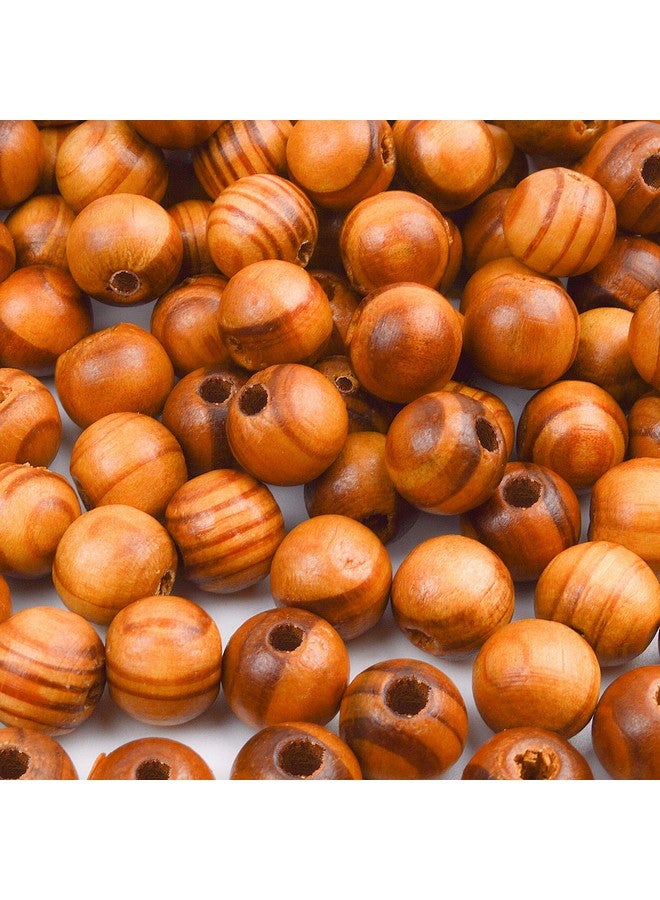 BronaGrand 200pcs 10mm Wood Round Bead Natural Wood Spacer Beads Wooden Beads for Jewelry Making DIY - Image 1