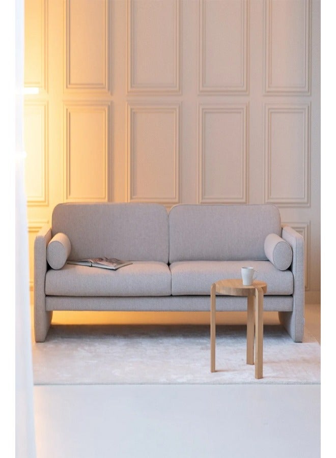 HODGE Sofa size 250x170, gray color, made of durable Swedish wood and Super Soft fabric, Safa Al Madinah - Image 3