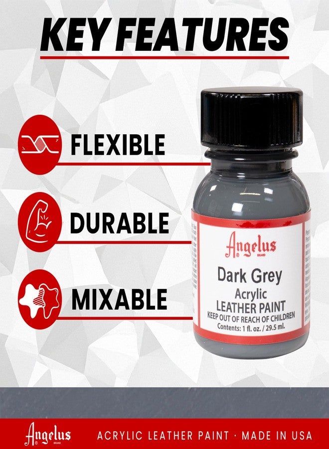 Angelus Angelus Leather Paint 1 Oz Dark Grey - Image 2