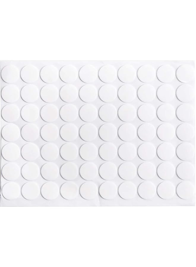PROMASS promass 70 PCS Transparent Double-Sided Adhesive Tape Dot Acrylic Round Sticker Strong Adhesive Trackless Fixed Tape Sealers Pad (Clear, 70 PCS)  - Image 1