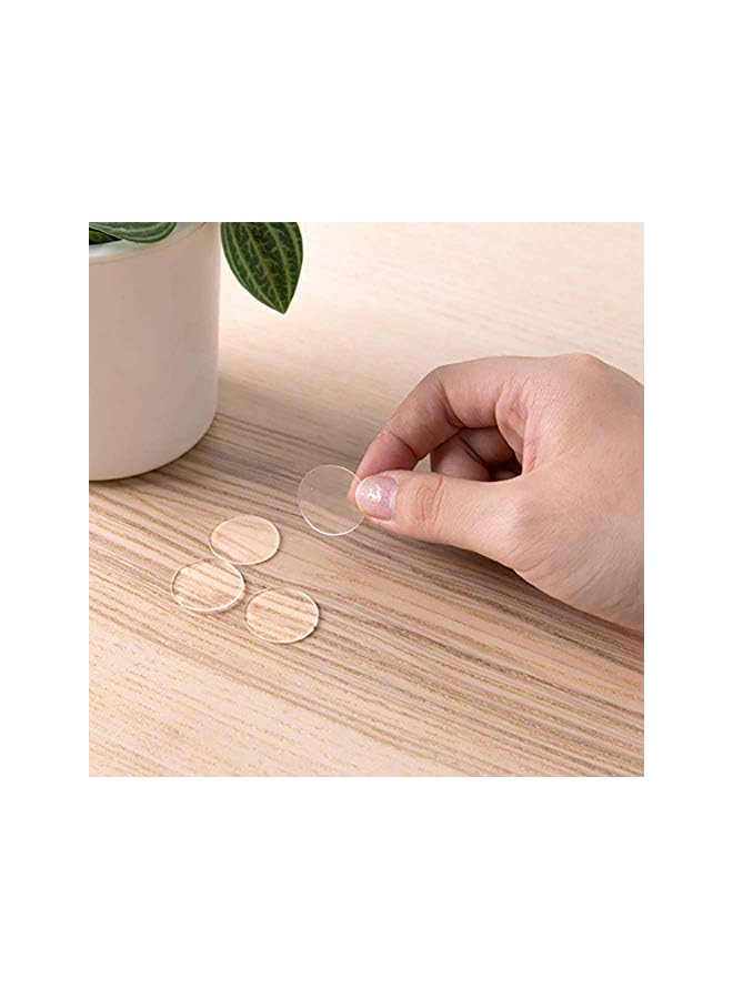 PROMASS promass 70 PCS Transparent Double-Sided Adhesive Tape Dot Acrylic Round Sticker Strong Adhesive Trackless Fixed Tape Sealers Pad (Clear, 70 PCS)  - Image 3