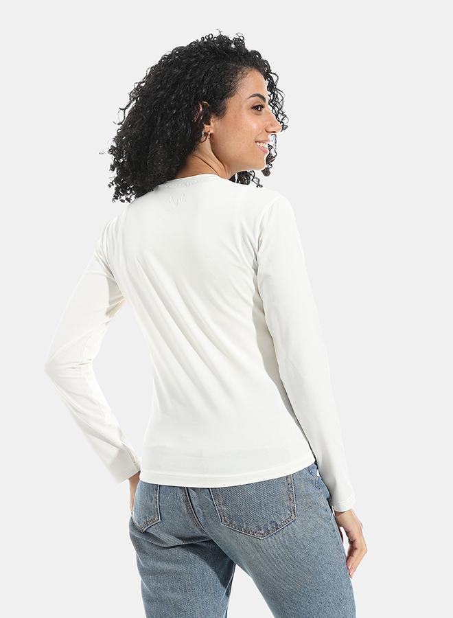 Xtcy Bodysuit single lycra sleeve neck women - Image 3