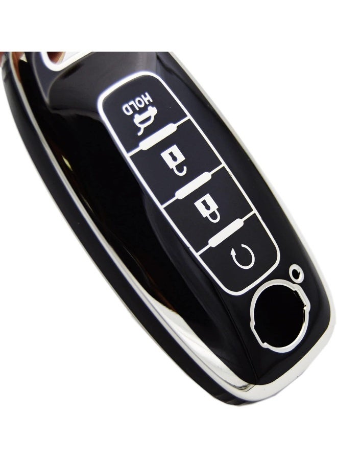 Zorratin TPU Remote Smart Key Fob Case Cover Protector for new Type Remote Key for Nissan Rogue Pathfinder X-trail 2023 2024 - Image 4